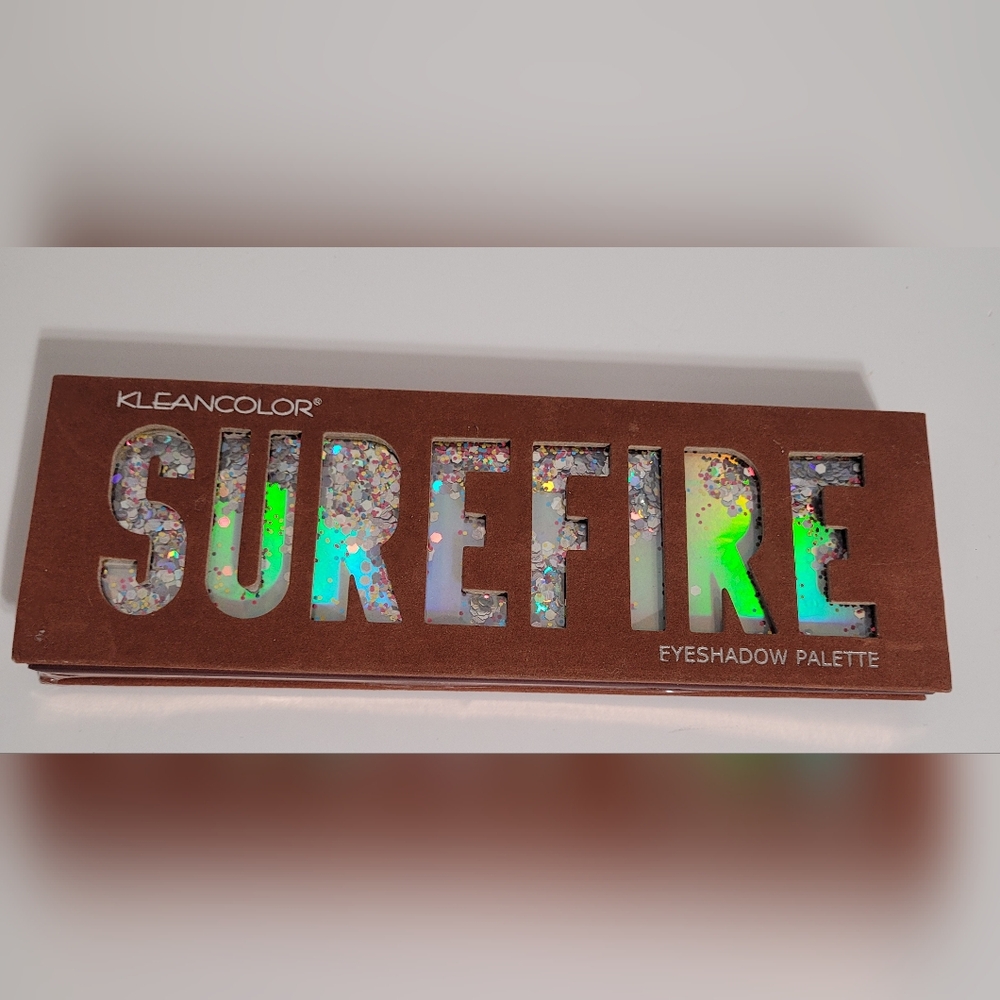 Kleancolor Surefire Glitter Eyeshadow Palette NEW
